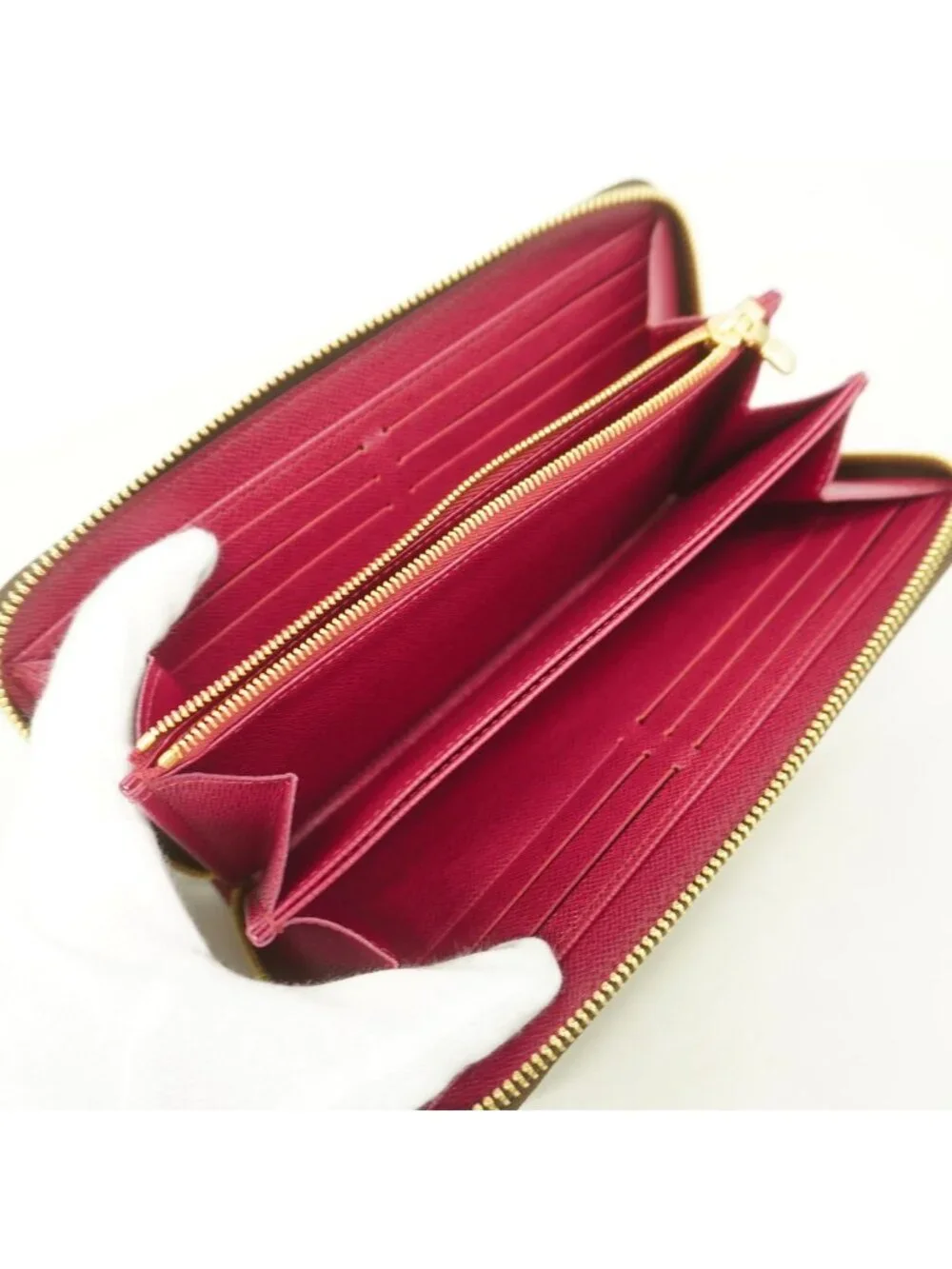 Louis Vuitton Wallet Monogram Zippy Fuchsia